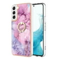 thumbnail image 2 of Mantto For Samsung Galaxy S23 Case,Ring Holder Stand Marble Pattern 3 in 1 Rugged Shockproof Hybrid Hard PC Soft Rubber Bumper Drop Protective Girls Women Boy Men Phone Cases,Pink, 2 of 6