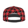 thumbnail image 5 of Flat Bill Trucker Hats for Women Men - Christmas With Snowflakes Adjustable Flat Baseball Cap Snapback Hats Dad Hats for Men, 5 of 7