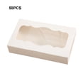 thumbnail image 4 of Yuarrent Caja de galletas asequible, embalaje ecológico para golosinas deliciosas, caja de embalaje para magdalenas Cocina y Comedor 10*6*2 pulgadas blanco, 4 of 6