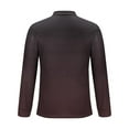thumbnail image 4 of yillto Big and Tall Shirts for Men Gradient Fashion Sweatshirts Tops Quarter Zipper Pullover Shirt, 4 of 5
