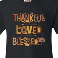 thumbnail image 4 of Inktastic Thankful Loved Blessed Youth T-Shirt, 4 of 5