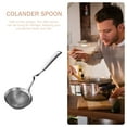 thumbnail image 2 of Soup Spoons Stainless Steel Hot Pot Colander Dipper Metal Grease Strainer Kitchen Skimmer Ladle Food, 2 of 6