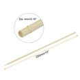 thumbnail image 2 of Uxcell 200pcs Bamboo Skewers Sticks 10 Inch 4mm Dia Natural Wooden Cocktail Picks, 2 of 5