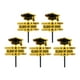 thumbnail image 1 of 5 Piece Set of Black and Gold Glitter 2025 Graduation Hat Paper Cupcake Decorations for The Class of 2025 Graduation Hat Acrylic Cake Card Selection for The Class of 2025 Graduatio, 1 of 8