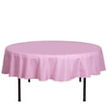 thumbnail image 6 of Efavormart Round Tablecloth, 90 Inch Stain & Wrinkle Resistant Washable Table Cloth, Decorative Polyester Fabric Table Cover for Banquet, Wedding, Dining- Pink, 6 of 11