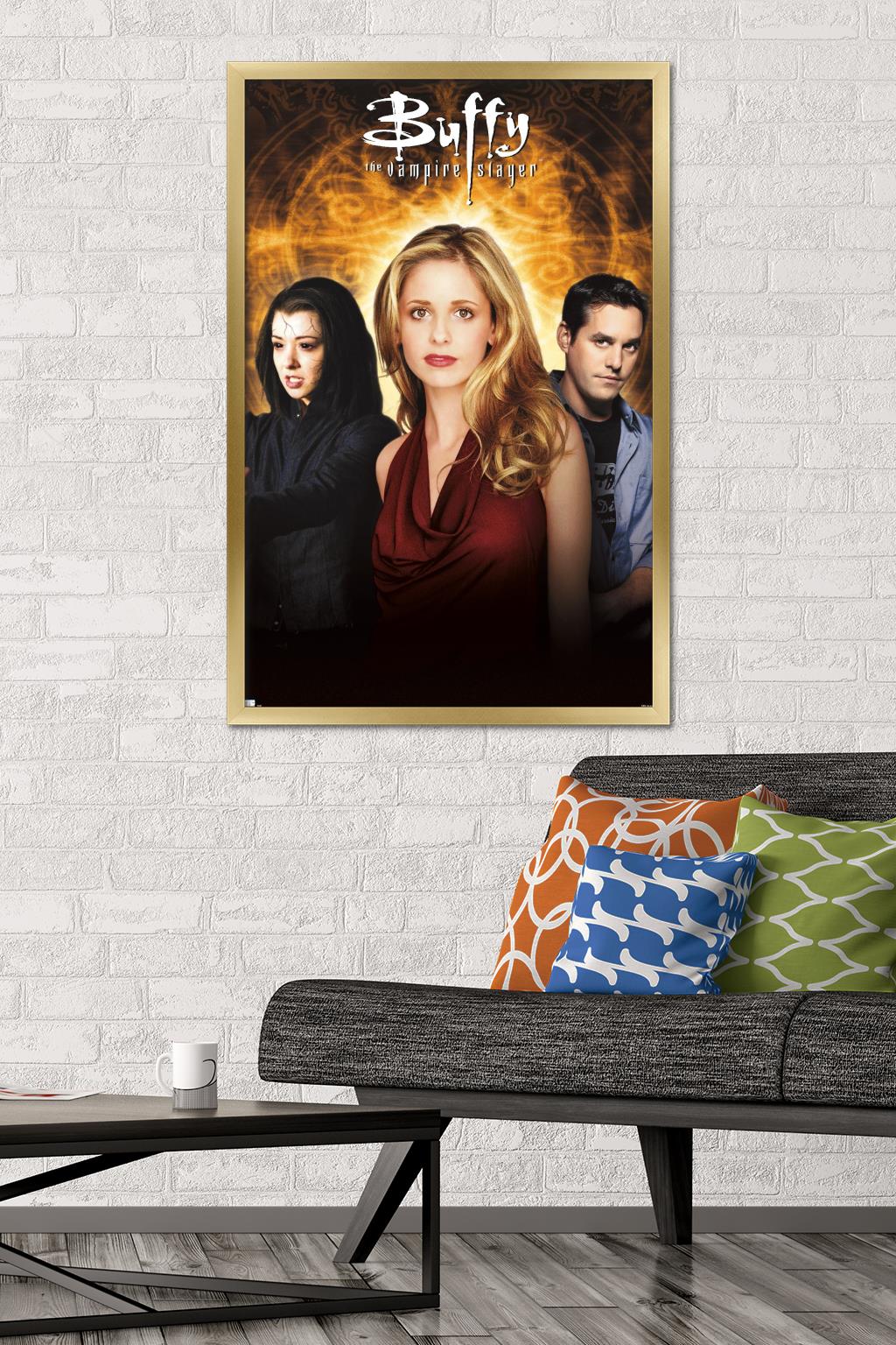 Buffy the Vampire Slayer - Season 6 One Sheet Wall Poster, 22.375" x 34", Framed