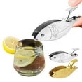 thumbnail image 5 of Naierhg Fish-Type Lemon Juicer, 304 Stainless Steel Efficient Juice Extractor, Compact Manual Citrus Press for Fresh Lemonade, Cocktails, Cooking, Dishwasher Safe, Rust-Resistant Kitchen Tool, 5 of 8