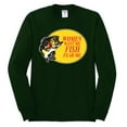 thumbnail image 2 of Women Want Me Fish Fear Me Fishing Mens Long Sleeve Shirt, Forest Green, 2XL, 2 of 3