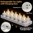 thumbnail image 5 of Rechargeable Tea Lights Candles, 12 Pcs Rechargeable Candles, 5 of 5
