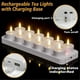 thumbnail image 5 of Rechargeable Tea Lights Candles, 12 Pcs Rechargeable Candles with Remote Charging Base, LED Flameless Candles, 5 of 5