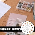 thumbnail image 3 of 480pcs Metallic Push Pins 6 Color Map Tacks Beads Head Bulletin Board Pins with Storage Box 3/5 Inch, 3 of 4