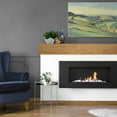 thumbnail image 6 of 6"H x 10"D x 84"W Rough Sawn Faux Wood Fireplace Mantel, Persian Walnut, 6 of 17