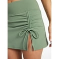 thumbnail image 4 of Time and Tru Women's and Women's Plus Size Ribbed Swim Skirt, Sizes XS-3X, 4 of 5