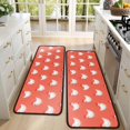 thumbnail image 4 of Kitchen Rugs Sets Of 2,Red Chicken Pattern Anti Fatigue Kitchen Mat Rugs Non Slip Washable,Decorative Kitchen Floor Mats for Kitchen,Sink,Laundry,17"x47"+17"x47", 4 of 5