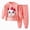 A63-Pink, variant on 3-4 Years Toddler Baby Boy Long Sleeve Crewneck Sweatshirt Top Casual Pants Set 2Pcs Fall Winter Outfits for 0 6 12 18 24 M 1t 2t 3t 4t 5t Pajamas & Dailywear