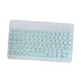 thumbnail image 1 of inalámbrico con , tec forma forma forma , recargable Vintage para teléfonos , computadoras, tabletas, de estructura shamjiam Teclado bluetooth, 1 of 5