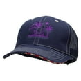 thumbnail image 2 of Summer Beach 6 Panel Mesh Flag Mesh Cap - Navy OSFM, 2 of 5