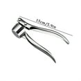 thumbnail image 4 of Huayishang Garlic Press Kitchen Garlic Pounder Multifunctional Manual Garlic Press, Kitchen Essentials Clearance Sale Silver, 4 of 7