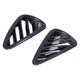 thumbnail image 2 of 2 uds cubierta de salida de ventilación de aire de coche embellecedor delantero superior estilo de fibra de carbono reemplazo para Mazda CX‑3 CX3 2017-2018 Jadeshay A, 2 of 8