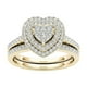 thumbnail image 5 of Qarigey Anillos de promesa de corazón de amor para mujer, anillo conmemorativo, anillo de diamantes de imitación a la moda, accesorios de joyería de Ropa, zapatos y accesorios Miscelánea Numero 5, 5 of 6