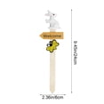 thumbnail image 3 of Amzcrzy Wooden Welcome Cards Insertion Easter Decoration Resin Rabbits Wooden Welcome Plaques Home Garden Pottery Decoration Home Decor Home Decor Room Decor, 3 of 6