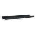 thumbnail image 4 of vidaXL Picture Frame Ledge Shelves 2 pcs Black 40x9x3 cm MDF, 4 of 5