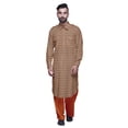 thumbnail image 2 of Atasi Printed Rayon Pathani Kurta With Solid Salwar For Mens Party Wear, 2 of 5