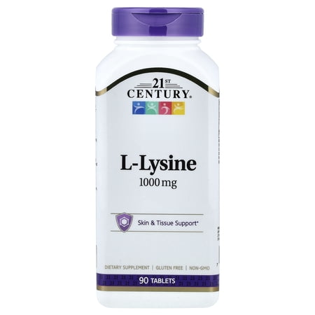 21st Century L-Lysine, 1,000 mg, 90 Tablets