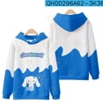 thumbnail image 1 of Sanrio-Sudadera con capucha de Hello Kitty para mujer, ropa con estampado de Anime, Top de manga larga, informal, Kawaii, Y2k, otoño, 1 of 4
