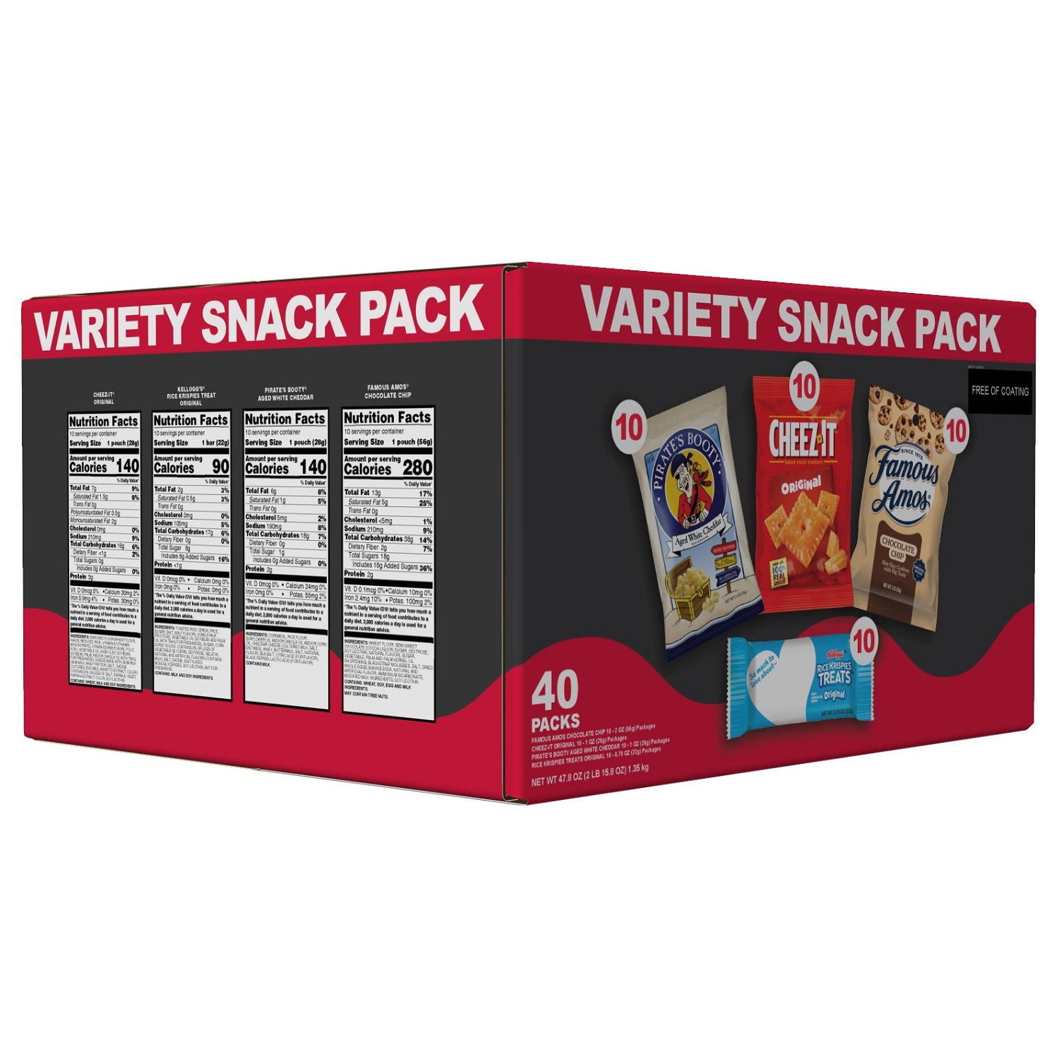 Variety Snack Pack, 40 Count