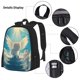 thumbnail image 3 of Balery Sunshine Cute Winged Cat Mochila Escolar 3 en 1 para Niños - Mochila Resistente con Lonchera Térmica y Estuche - Mochila Escolar para Niños y Niñas, 3 of 7
