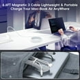 thumbnail image 6 of 140W USB-C to Magnetic 3 Cable, Compatible with MacBook Magnetic Charging Cable for MacBook Air 2023/2022 (M2), MacBook Pro 2023 (M3, M2, 14-16 inch), MacBook Pro 2021 (M1, 14-16 inch), 6 of 7