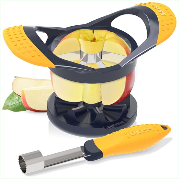 Cortador y Sacacorazones de Manzanas Deiss de Acero Inoxidable, 8 Rebanadas
