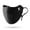 Black, variant on UV Protection Cool Face Mask – Breathable, Eye Coverage, Adjustable & Reusable