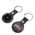 thumbnail image 2 of Keyscaper Ohio State Buckeyes Black Leatherette AirTag Holder 2-Pack, 2 of 2
