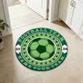 thumbnail image 4 of Football Field Rug for Entryway Living Room Dorm Bedroom Home Decor Non Slip Doormat, 4 of 6