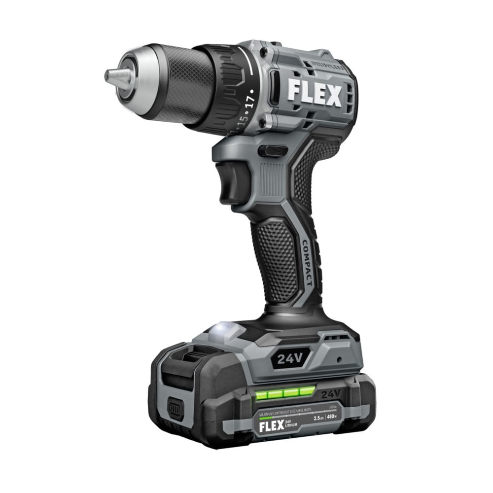Flex Flex 1/2" 2 Speed Compact Drill Driver Kit
