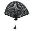thumbnail image 3 of Lace Folding Fans,Double Layer Vintage Janpanese Folding Fan Prop Folding Hand Fan Best in Class, 3 of 8