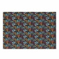 thumbnail image 1 of Colorful Cutting Board, Scroll Pattern in Aloha Style Lively Blossoms and Leaves Classical Romantic Art, Decorative Tempered Glass Cutting and Serving Board, Small Size, Multicolor, by Ambesonne, 1 of 1
