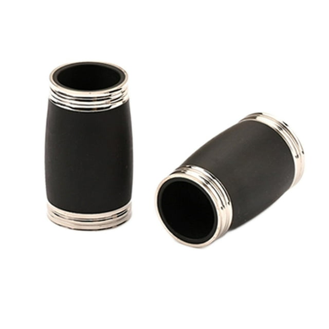 QualitChoice Clarinette en Bakélite Tube Plat pour Instrument de Musique Noir 54mm