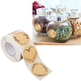 thumbnail image 4 of 500pcs Label Sticker Kraft Paper,  Gift Tags Stickers Self Adhesive Round Tags Stickers For DIY Perfume Gift Box Storage Bottle, 4 of 8