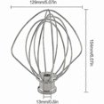 thumbnail image 2 of Heavy Duty Stainless Steel Wire Whisk for Stand Mixer Food Processor Accessory Replacement Part, 2 of 4