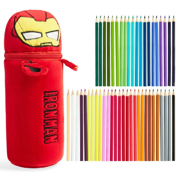 Set de Lápices de Colores Marvel Spiderman con Estuche - 48 piezas