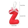 thumbnail image 3 of Kbndieu Letter Ornaments for Christmas Tree, Initial Ornaments Christmas Tree Decorations Ornaments Christmas Hanging Decor Gifts for Women Men Friends Family Party Indoor Z, 3 of 5