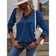 thumbnail image 1 of Prendas De Punto Para Mujer, Top De Mujer Con Costura De Encaje Lavable A Máquina Para Uso Diario Para La Oficina, 1 of 8