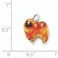 thumbnail image 2 of Sterling Silver Enameled Pekingese Charm (12 X 12) Made In United States qc6415, 2 of 2
