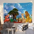 thumbnail image 4 of The Lion King Characters Classic Backdrop Fashion Background for Bedroom Home Wall Decor (39.37x29.52inch/100x75cm), 4 of 8
