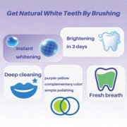 GlorySmile Purple Color Correction Whitening Toothpaste Essence Liquid Removes Yellow Stains From Teeth