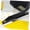 Black, variant on Professional 12-Inch Heavy-Duty Yellow Paint Protection Edger with Ergonomic Handle for Precision Trimming