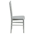 thumbnail image 6 of Flash Furniture Hercules Premium Series Chiavari Chairs, Set of 2, Silver, 6 of 8
